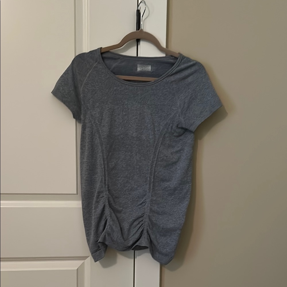 Athleta Charcoal Short Sleeve Tee
